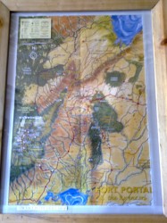 Mapa de Fort Portal y las Rwenzori