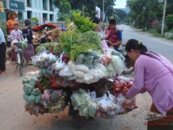 Mercado de la mañana en Hsipaw