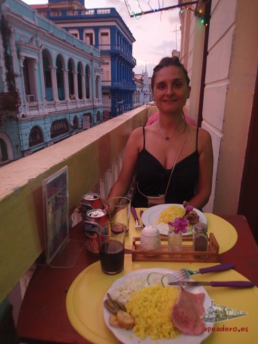 Cenando en Santiago de Cuba por libre
