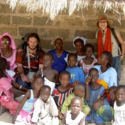Con una familia en Senegal